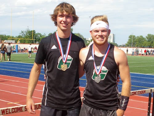 Greenville pole vaulters AJ Frens, Ryan Trick qualify for OHSAA state track and field meet