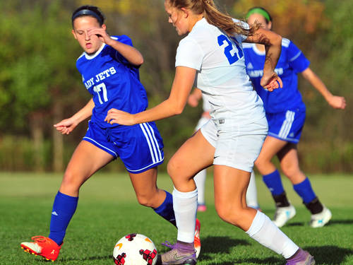 Lehman Catholic shuts out the Franklin Monroe girls soccer team in an OHSAA tournament game