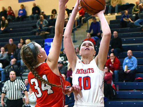 Tri-Village girls basketball team defeats Cedarville in rematch of last year’s district final