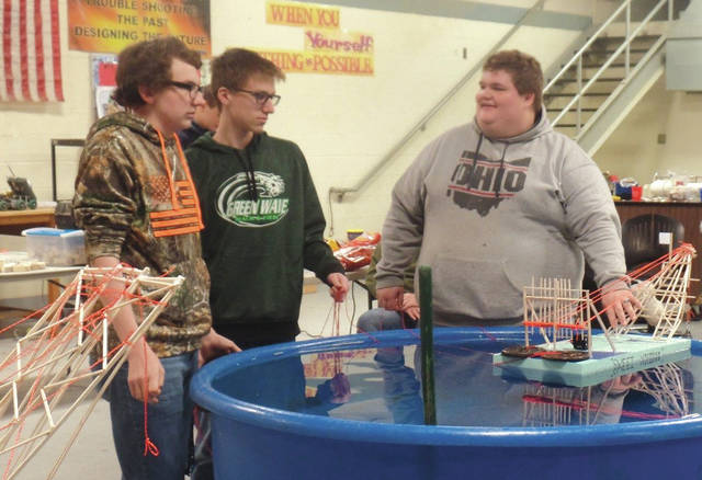 Greenville CTC tech prep students hold 11th annual balsa wood competition