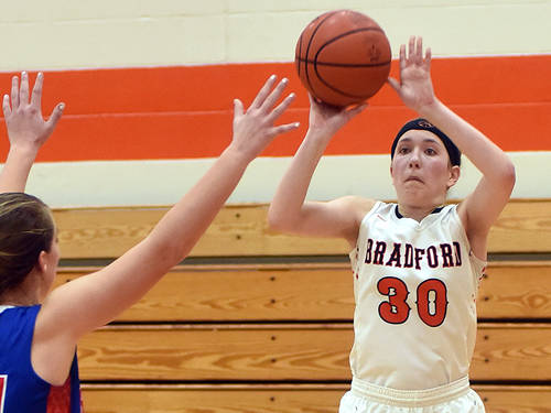 Slow start costs the Bradford girls basketball team in a loss to Riverside