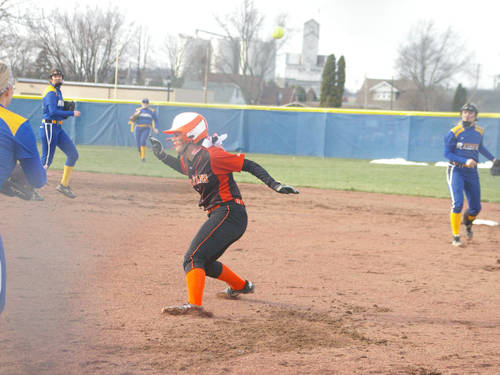 Miscues cost the Arcanum softball team in a loss at Russia