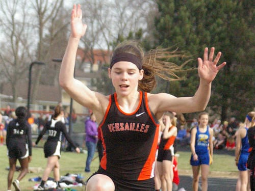 Versailles girls track and field team wins Lady Tiger Classique