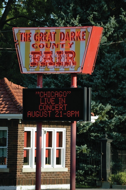 AUGUST 1910 POSTER FOR THE GREAT DARKE COUNTY FAIR GREENVILLE OHIO 11"x15"! 
