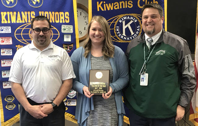 Elizabeth Shields named Greenville Kiwanis Teacher of the Year