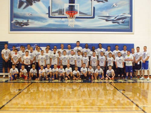45 boys attend Franklin Monroe’s youth basketball camp