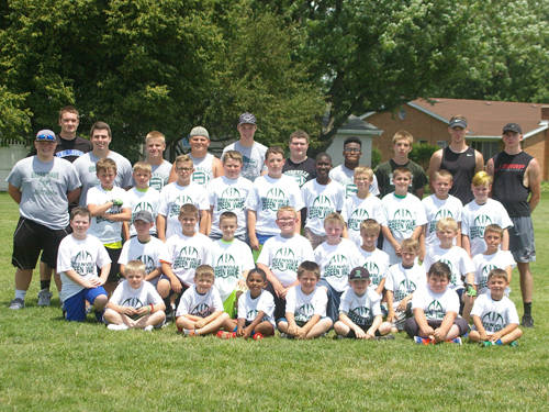 33 boys attend Greenville’s youth football camp