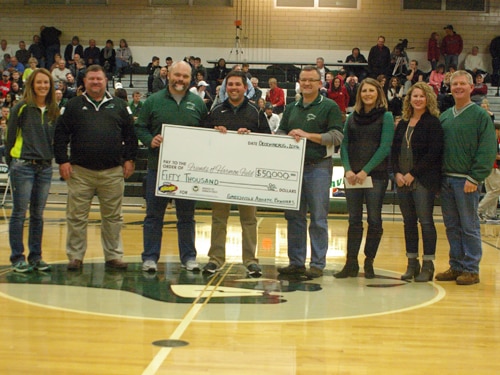Greenville Athletic Boosters donate $50,000 to the Friends of Harmon Field