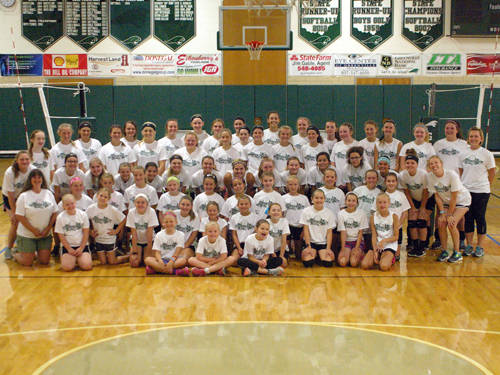 Greenville youth volleyball camp draws almost 50 girls