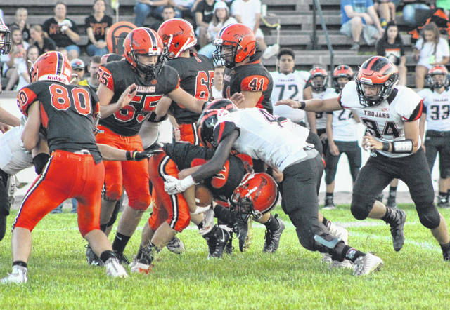 Arcanum ends losing streak at three games with 48-7 win over Bradford