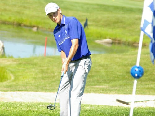 Franklin Monroe boys golfer Jeremy Bridenbaugh wins medalist honors at the Dan Kendig Memorial