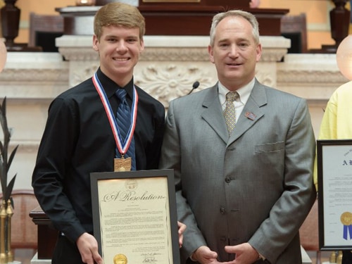 Keith Faber honors Mississinawa Valley bowling state champion Joe ...