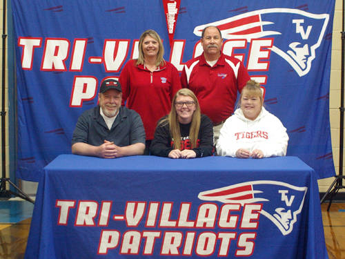 Tri-Village’s Kathryn Combs commits to the Wittenberg University track team