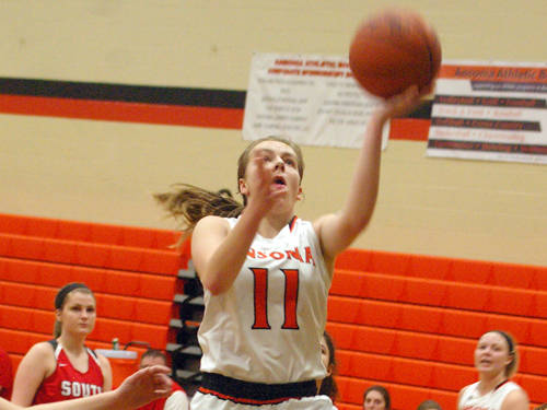 Ansonia girls basketball team loses to Twin Valley South on senior night