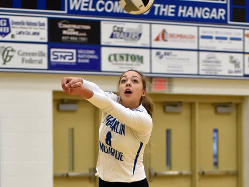 Franklin Monroe volleyball team reenters the OHSVCA state rankings