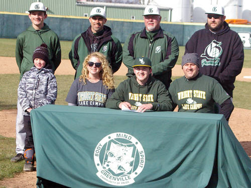 Greenville’s Kyle Mills to play baseball for the Wright State University Lake Campus