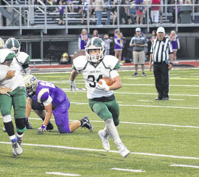 Landon Eldridge rushes for 215 yards and four touchdowns in Greenville’s 40-7 win at Eaton
