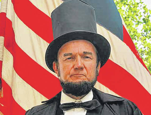 Abraham Lincoln impersonator John Cooper visits Greenville Public Library, Brethren Retirement Community