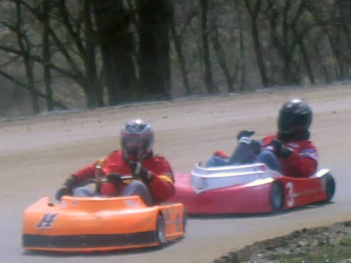 Karts race at Little Eldora