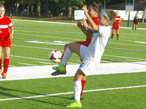 Greenville girls soccer team loses home opener to Stebbins