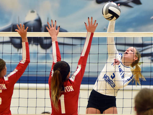 Franklin Monroe volleyball team sets record in win against Houston