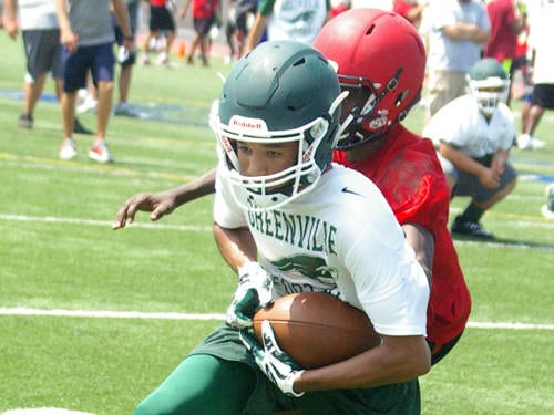 Greenville football team competes in 7-on-7 at the University of Dayton