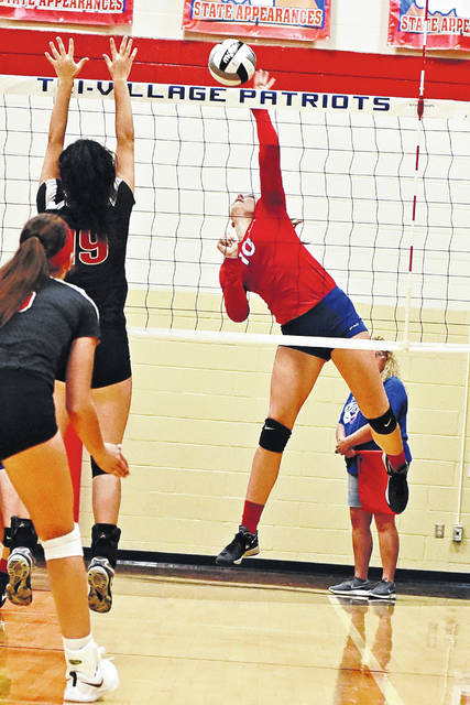 Tri-Village volleyball focused in win over Preble Shawnee