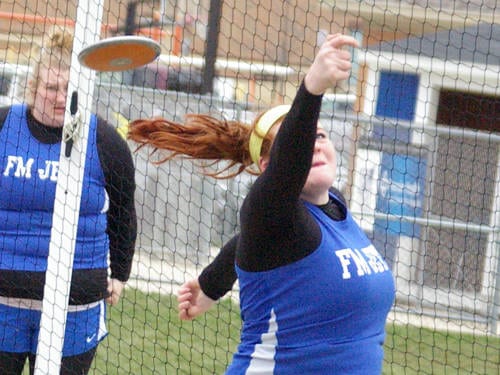 Franklin Monroe girls win Air Show Relays track and field meet