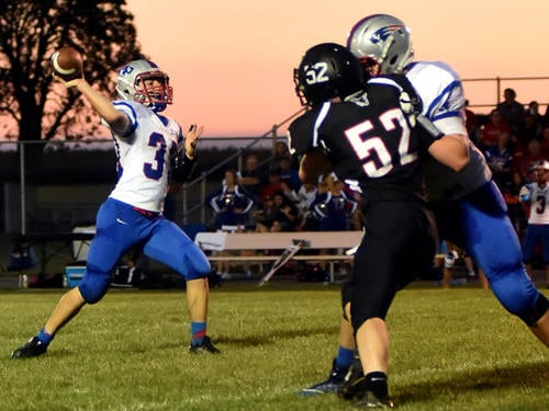 Tri-Village football team torches Mississinawa Valley for its 1st CCC win