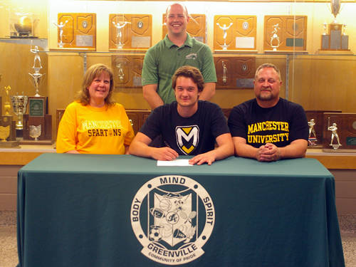 Greenville’s Noah Vanhorn commits to Manchester University basketball, track and field teams