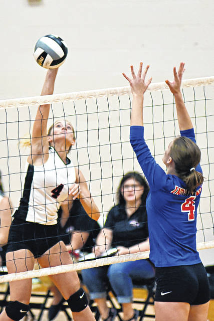Mississinawa Valley volleyball sweeps Union City in three sets to win border battle