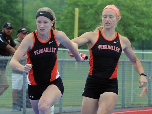 Versailles girls track and field team finishes as regional runner-up