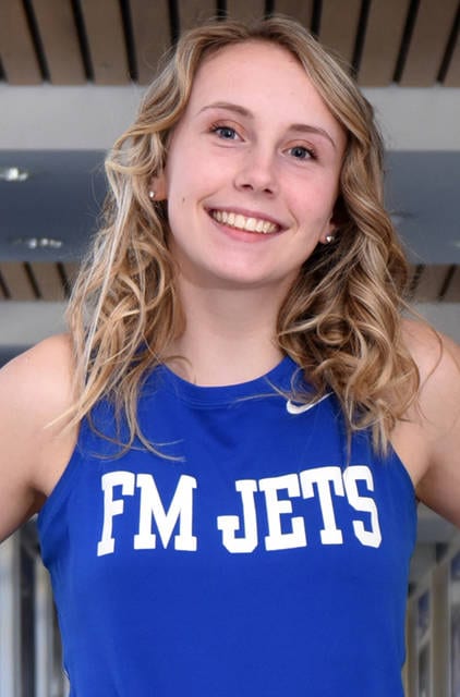 Franklin Monroe track and field athletes set district meet records