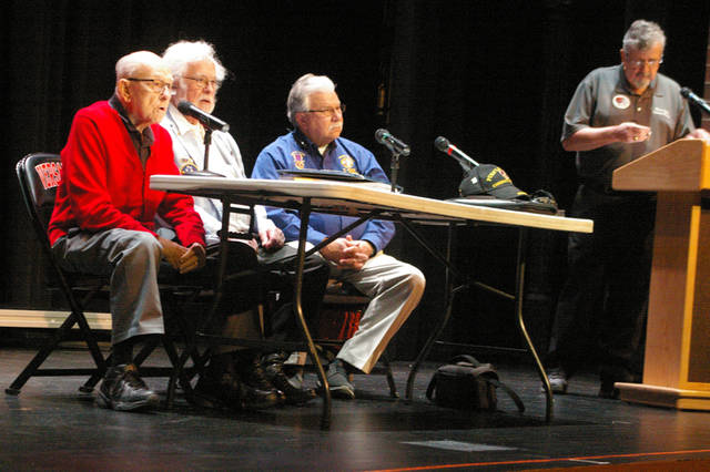 Veterans tell Versailles students about enduring pain from horrors of war