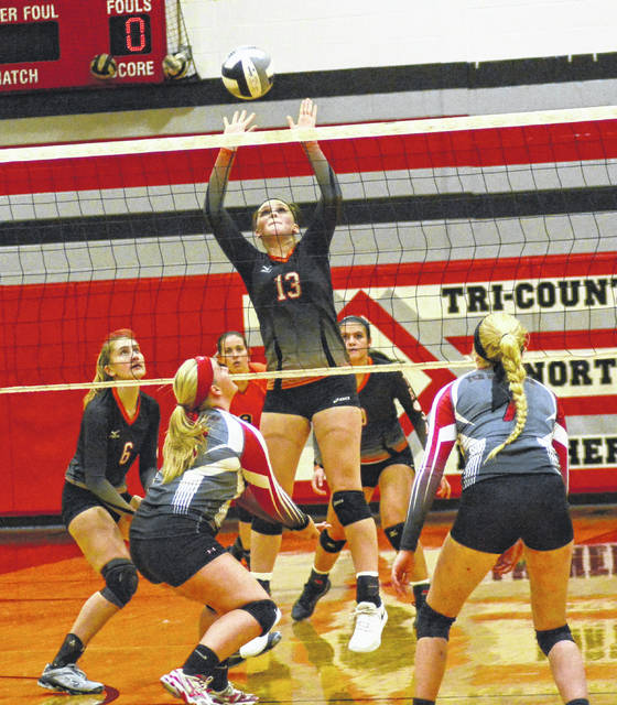 Arcanum volleyball sweeps Tri-County North