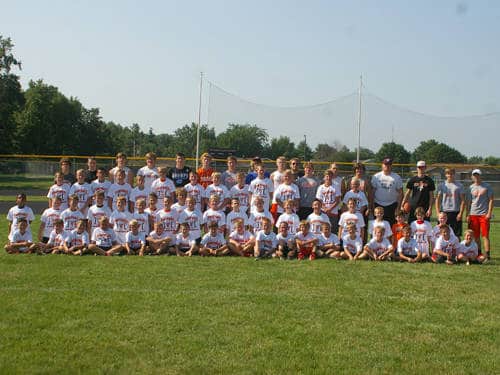 53 boys attend Versailles’ youth football camp