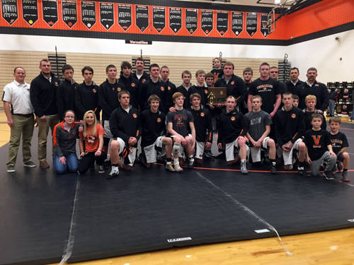 Versailles wrestling team feels confident entering OHSAA state wrestling dual team tournament