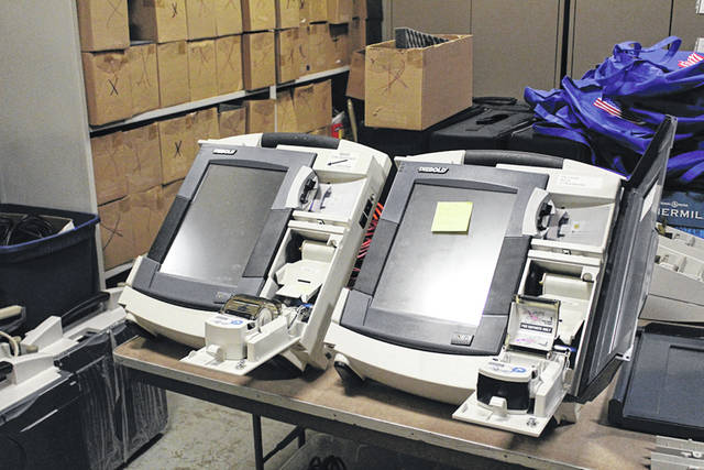 Darke County Board of Elections Director Luke Burton hopes for new voting machines
