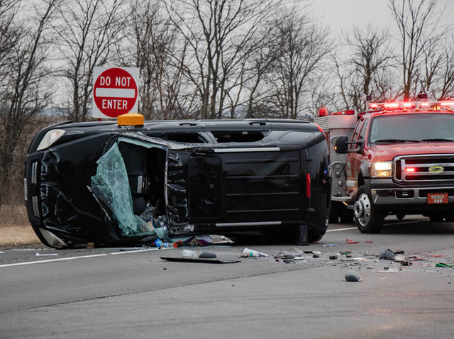 1 injured in 2-vehicle accident on U.S. Route 127
