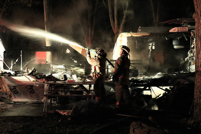 Fire at Stillwater Beach Campground claims 2 trailers