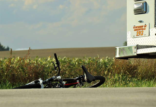 Bicyclist injured in accident