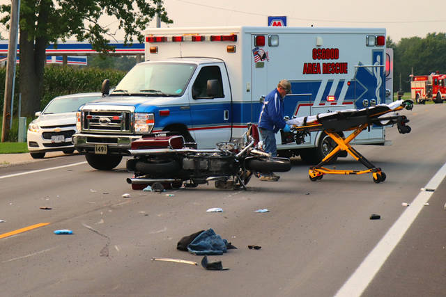 2 CareFlighted after motorcycle accident near North Star