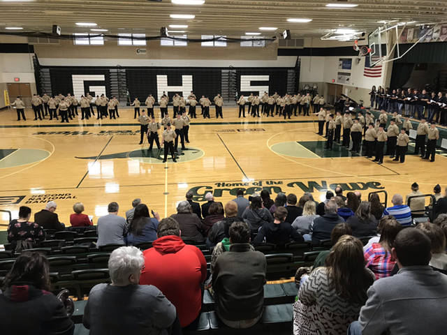 Green Wave Navy hosts Pass-In-Review ceremony