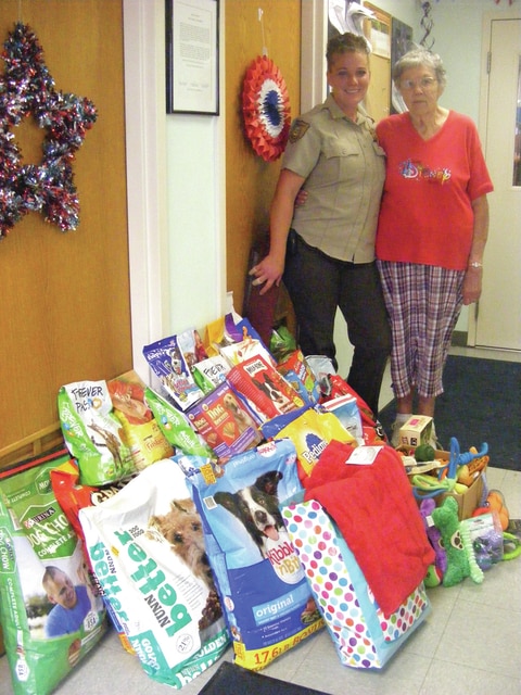 80th birthday gifts donated to animal shelter