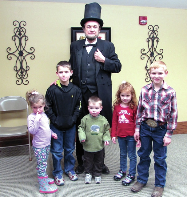 ‘Abraham Lincoln’ visits Greenville Public Library