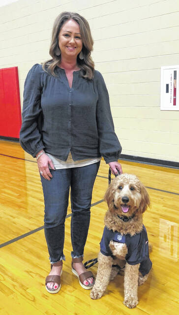 Tri-Village Elementary welcomes therapy dog, Gus